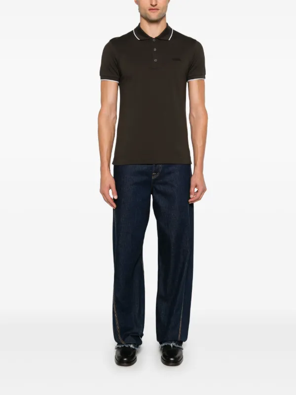 ZEGNA ブラック ポロシャツ Black #UseTheExisting™ Cotton T-shirt SS25 22383352 | Zegna PL