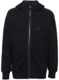 C.P. Company Goggles-detail zip-up hoodie - Blue