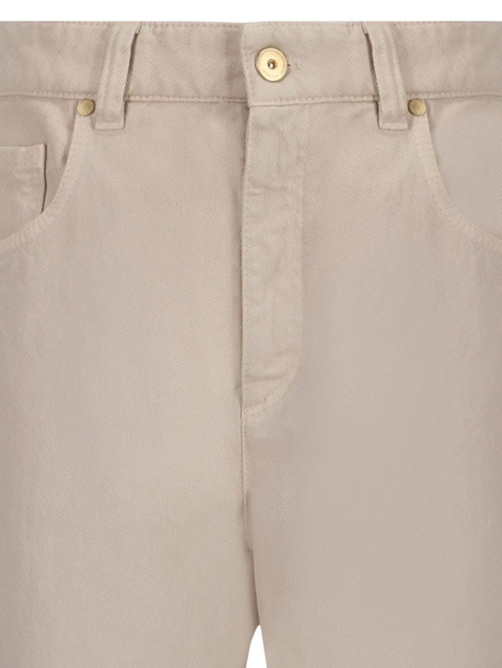 Shop Brunello Cucinelli Dyed Jeans In Neutrals