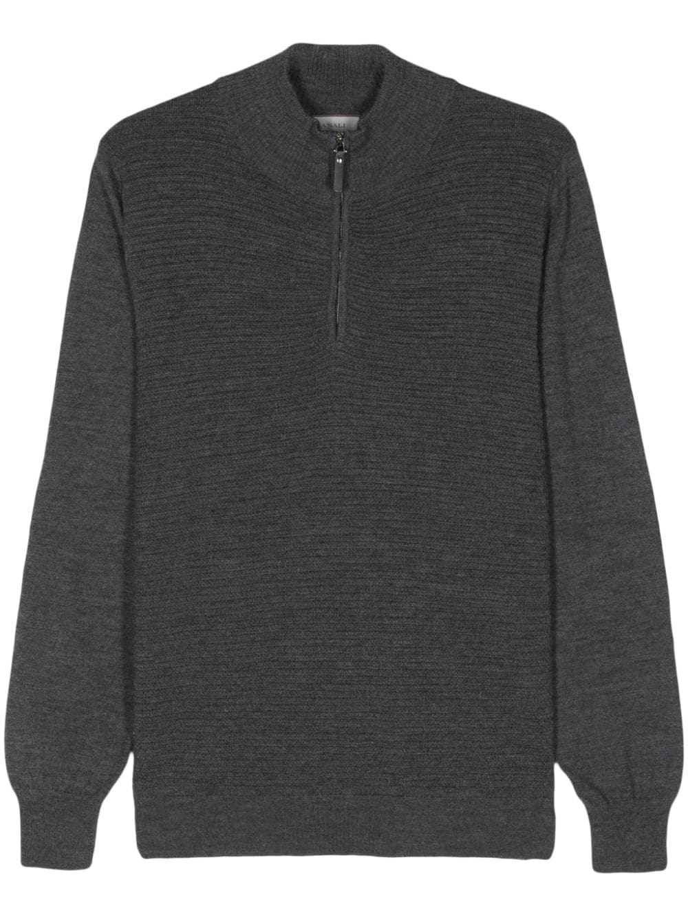 Canali Pullover aus Merinowolle - Grau