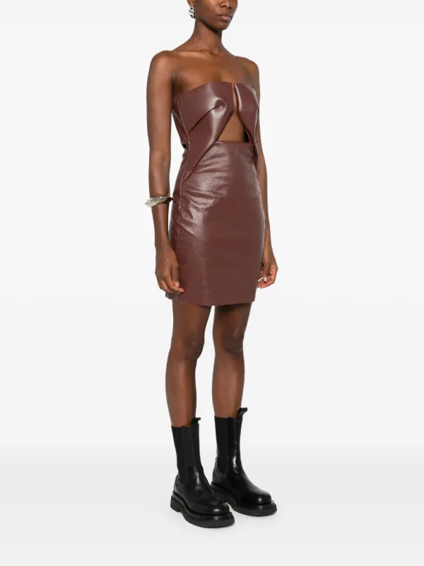 rick owens brown dress RICK OWENS-Dresses-Long Dresses-V78 – 10corsocomo main image 1