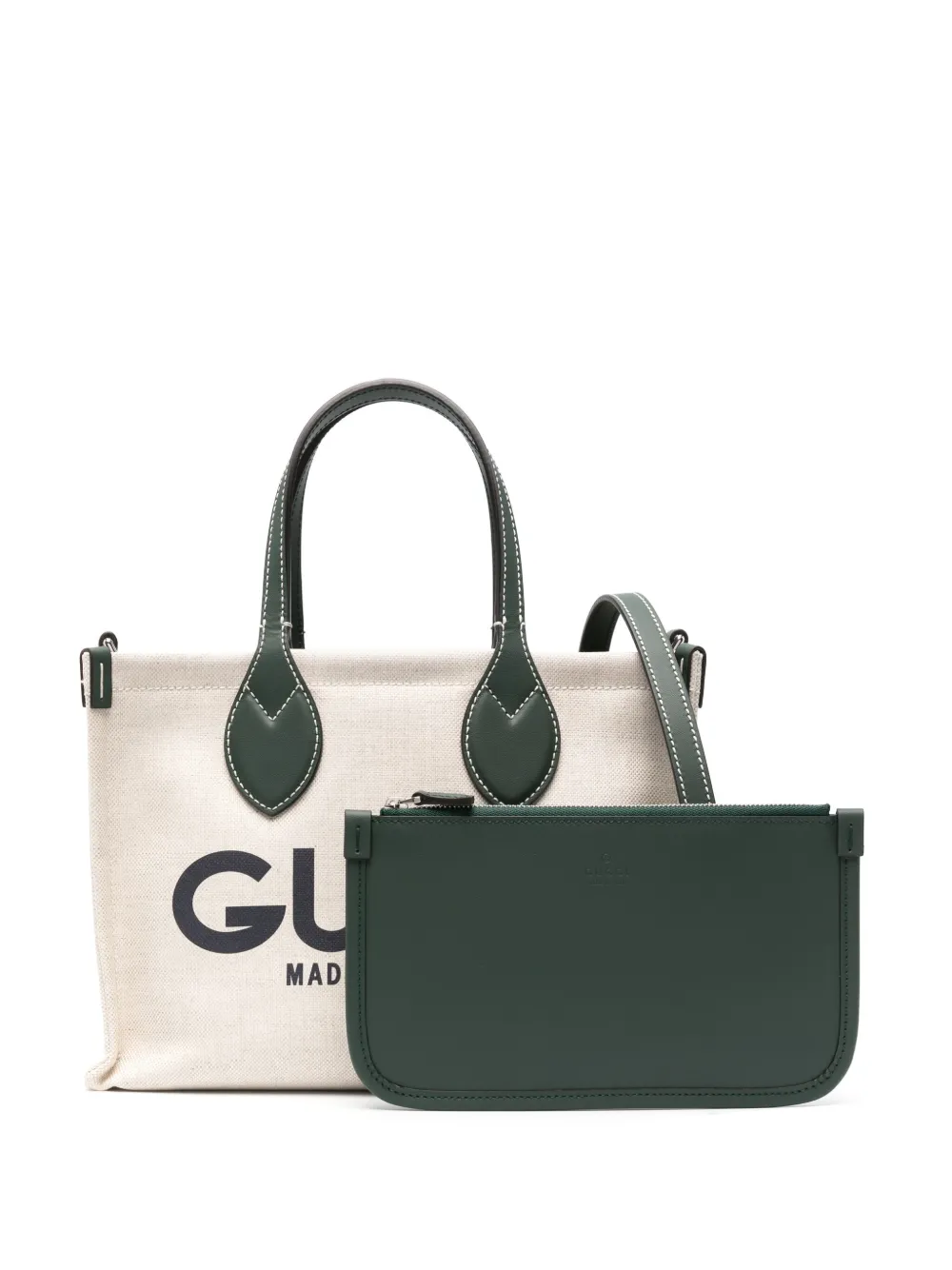 Gucci Small logo-print Tote Bag | Neutrals | FARFETCH