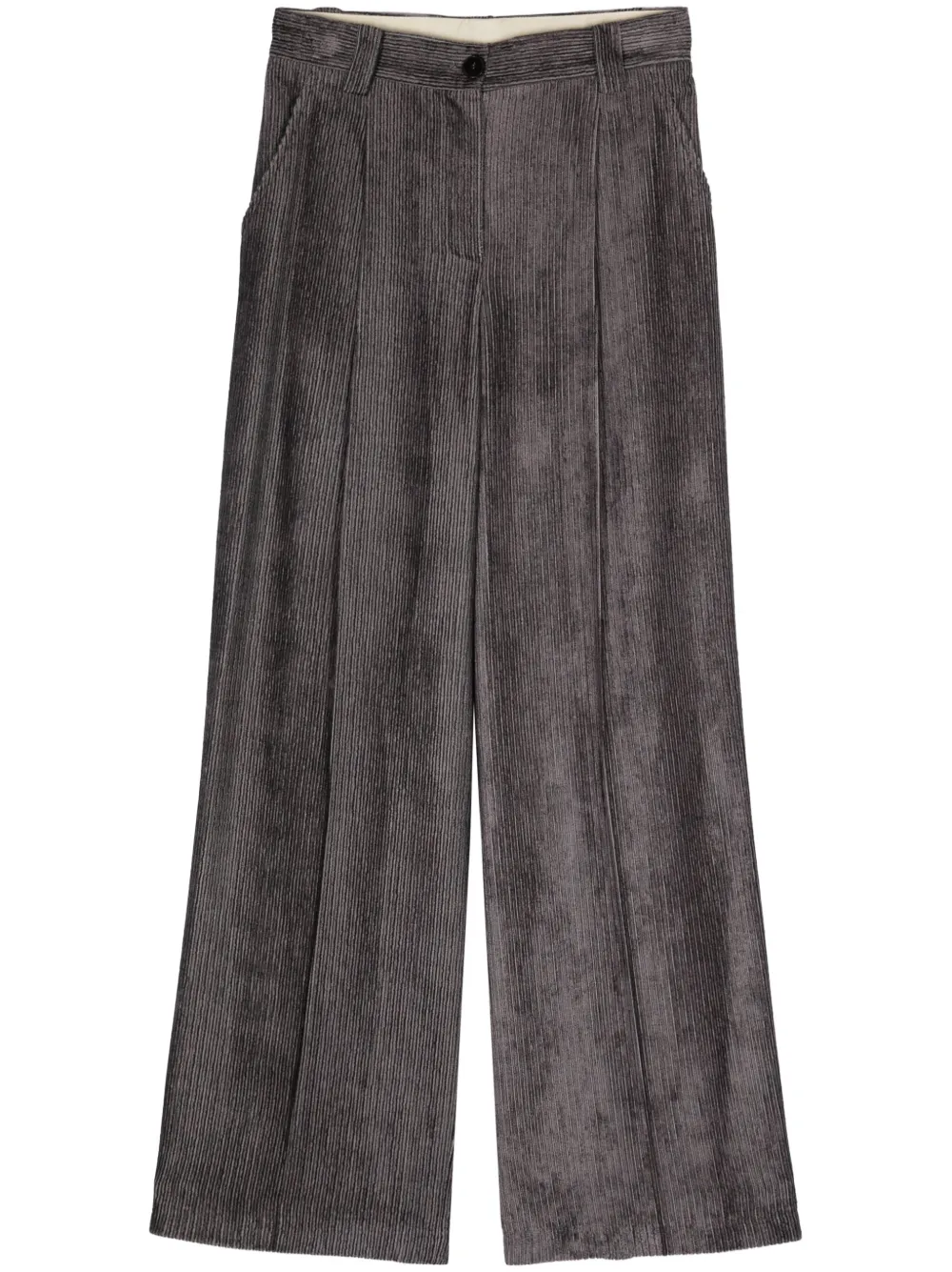 Alysi Straight broek Paars