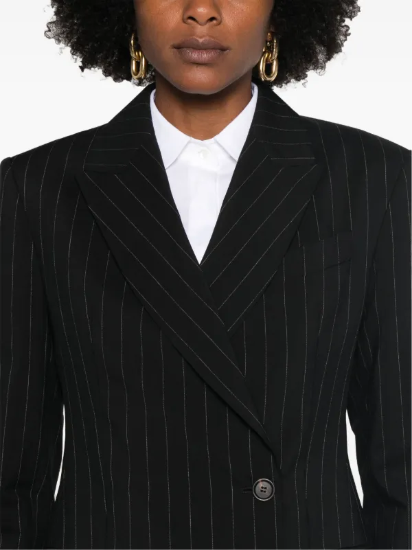 ジャケット BRUNELLO CUCINELLI Pinstripe blazer NWT$3695 Brunello Cucinelli Thick Cotton Knit Stripe Print