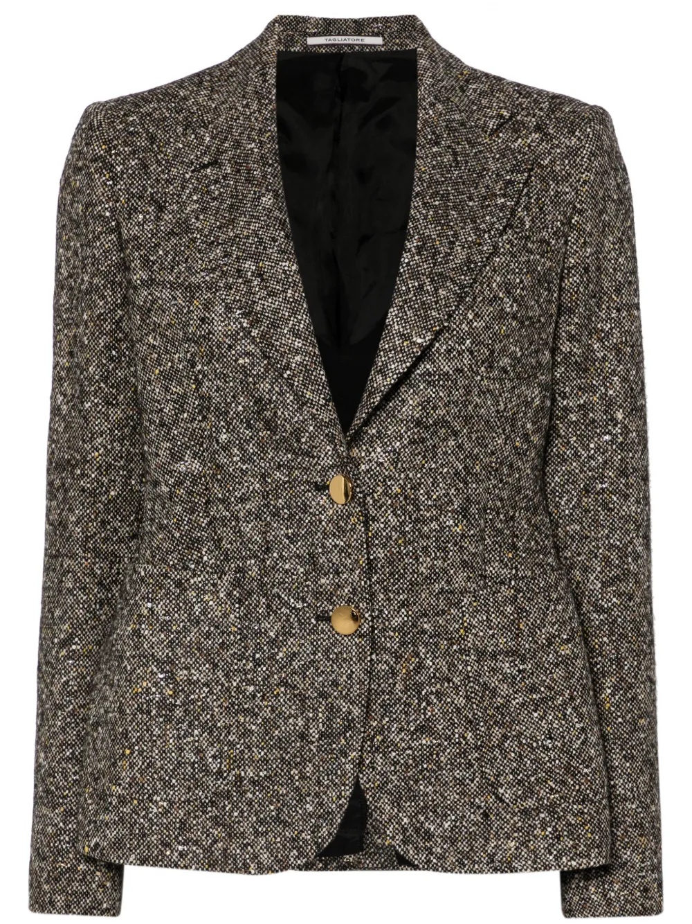 Tagliatore Tweed blazer Beige