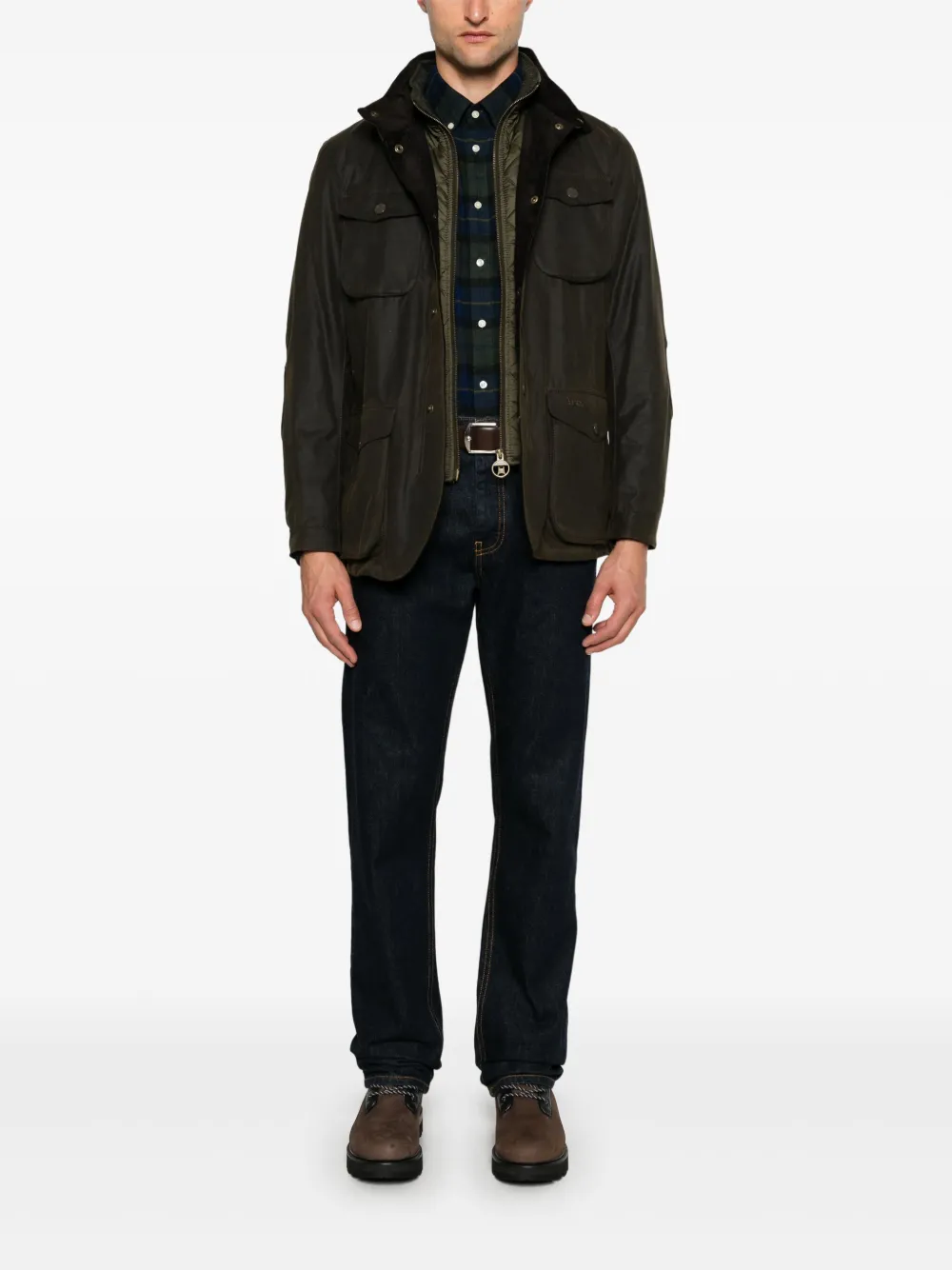 Barbour Ogston Wax jacket - Groen