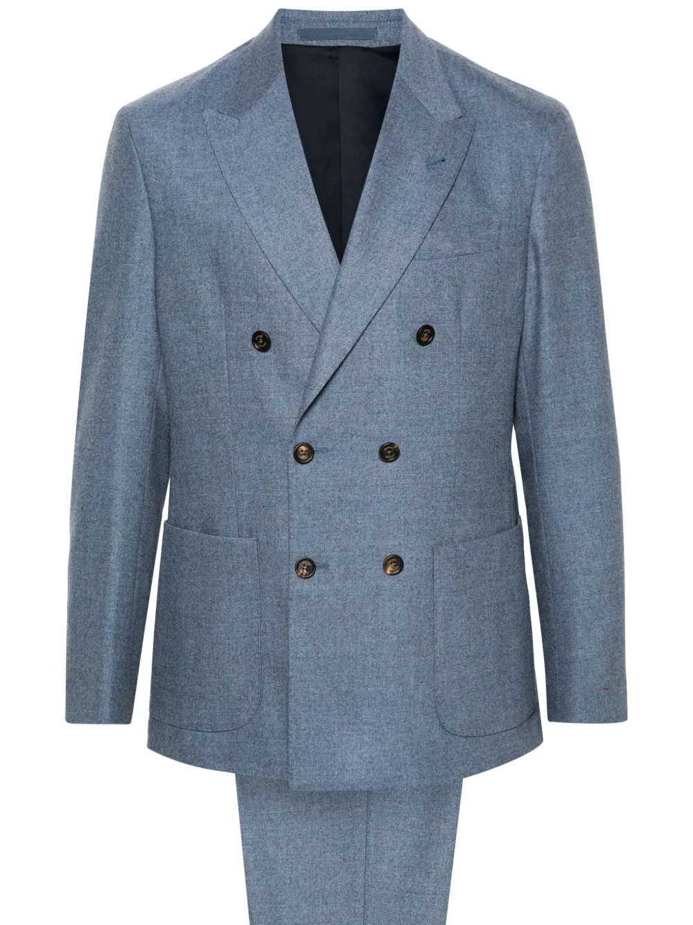 Eleventy mélange suit - Blue