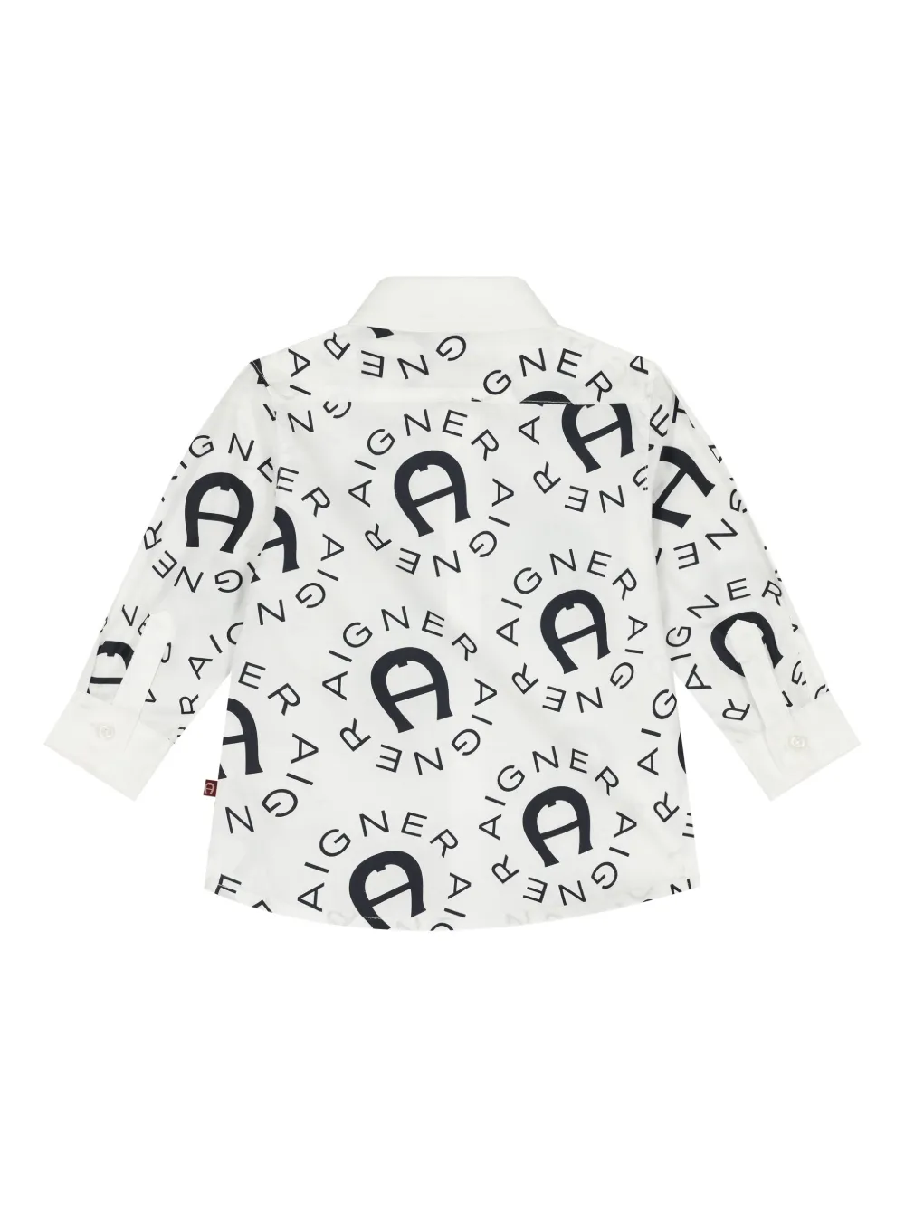 Aigner Kids Shirt met logoprint - Wit
