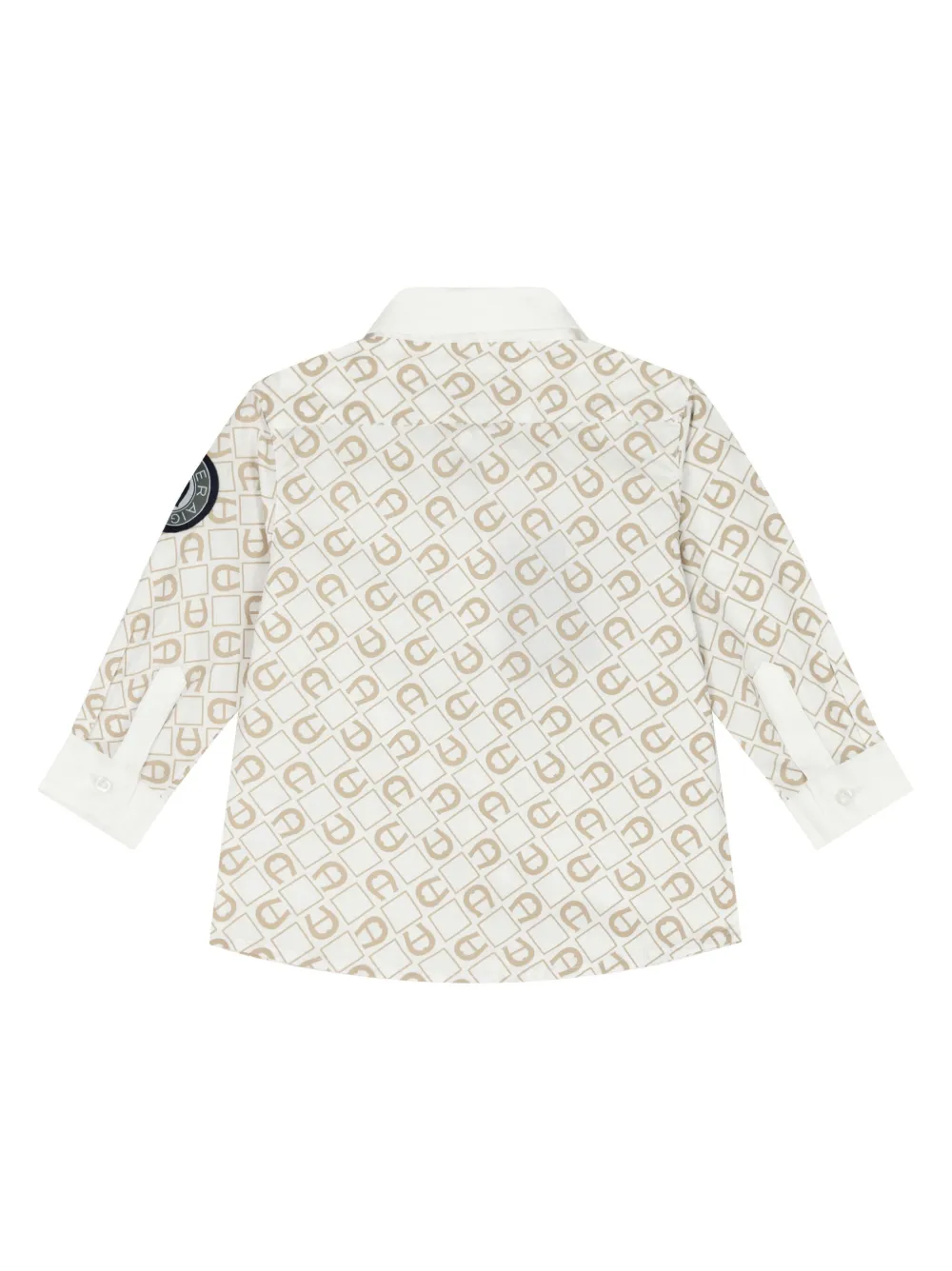 Aigner Kids Shirt met logoprint - Wit