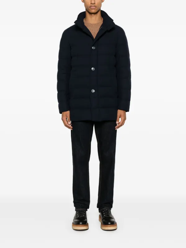 Herno logo-plaque Puffer Jacket | Blue | FARFETCH Herno logo-plaque Puffer Jacket | Blue | FARFETCH