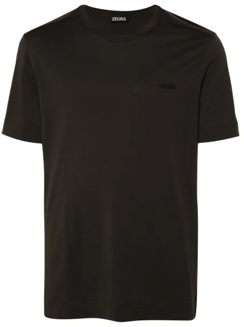 Zegna playera con logo bordado