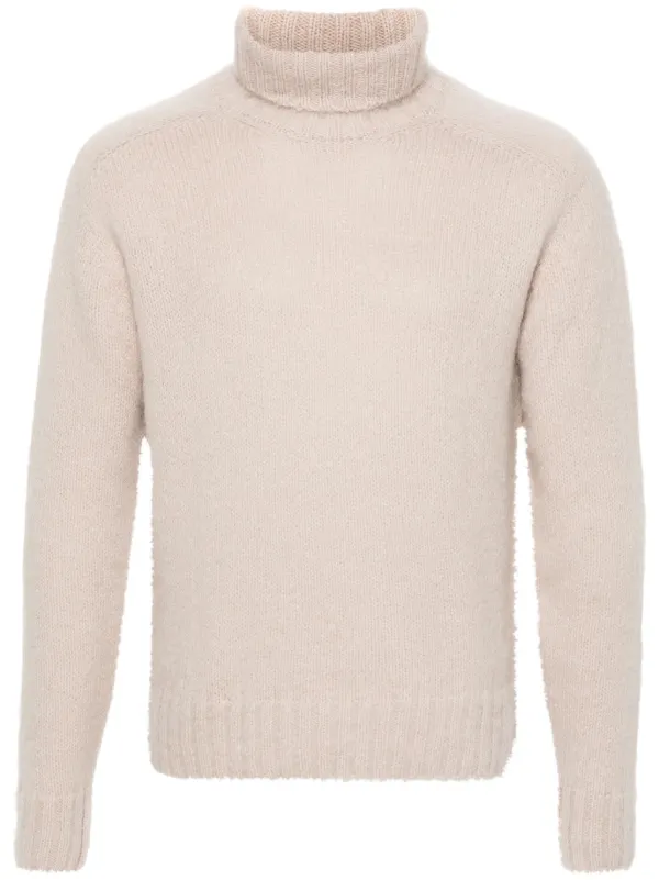 TOM FORD ベージュ Vネックセーター Tom Ford Cashmere and silk turtleneck sweater TOM FORD