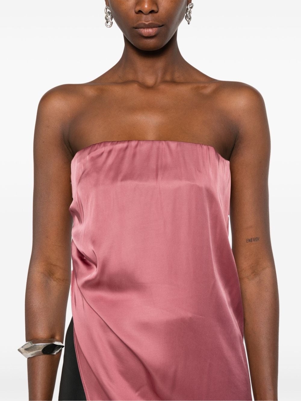 Shop Rick Owens Bustier Top In Pink