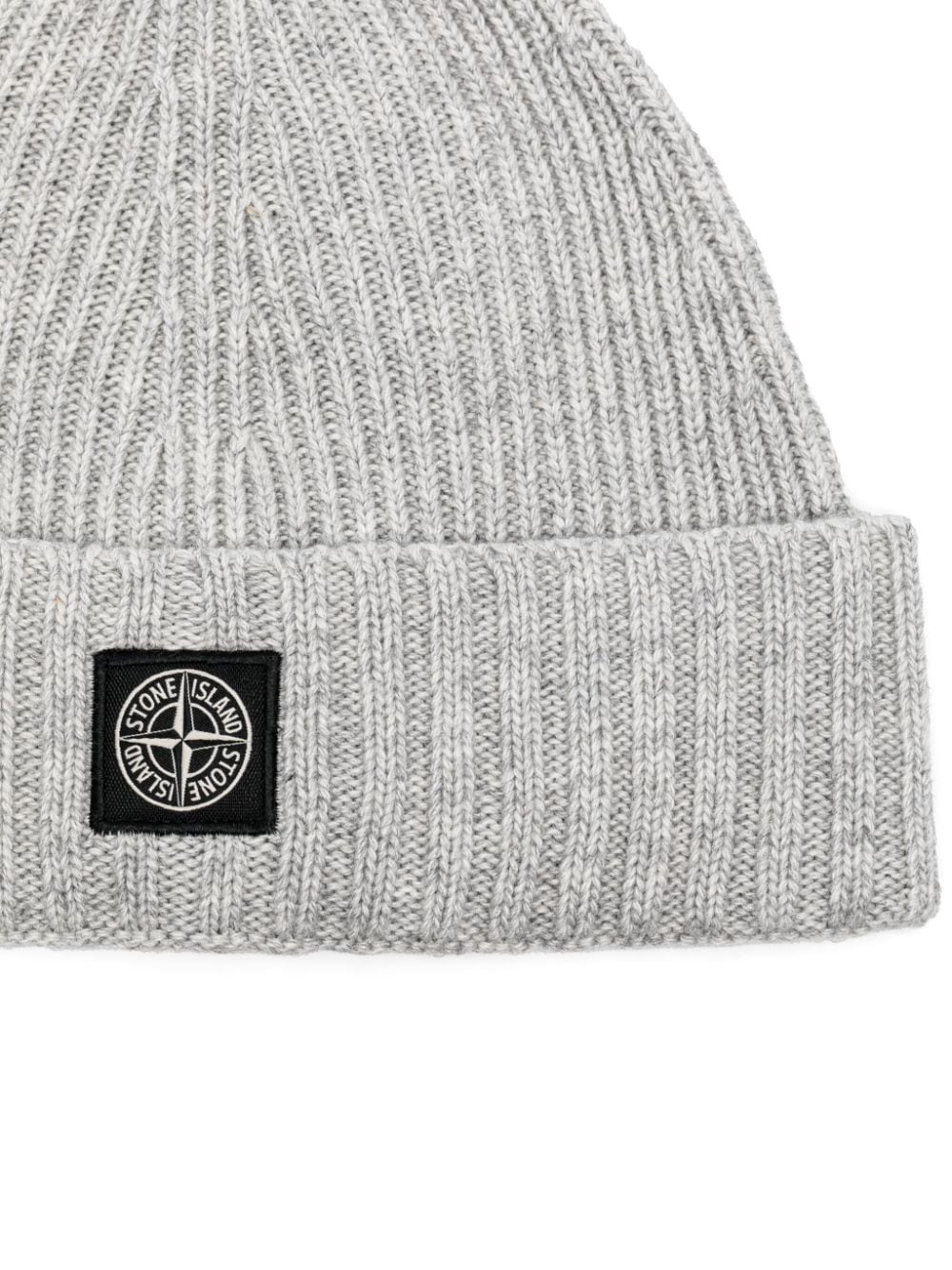 Stone Island Junior Compass beanie - Grijs