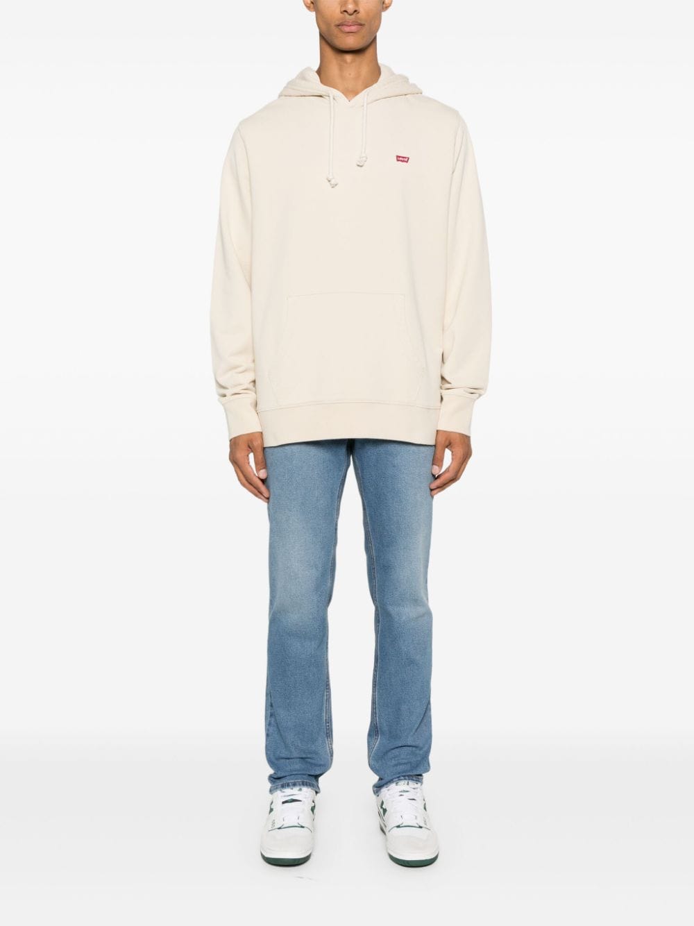 Shop Levi's New Original Housemark Hoodie In Neutrals