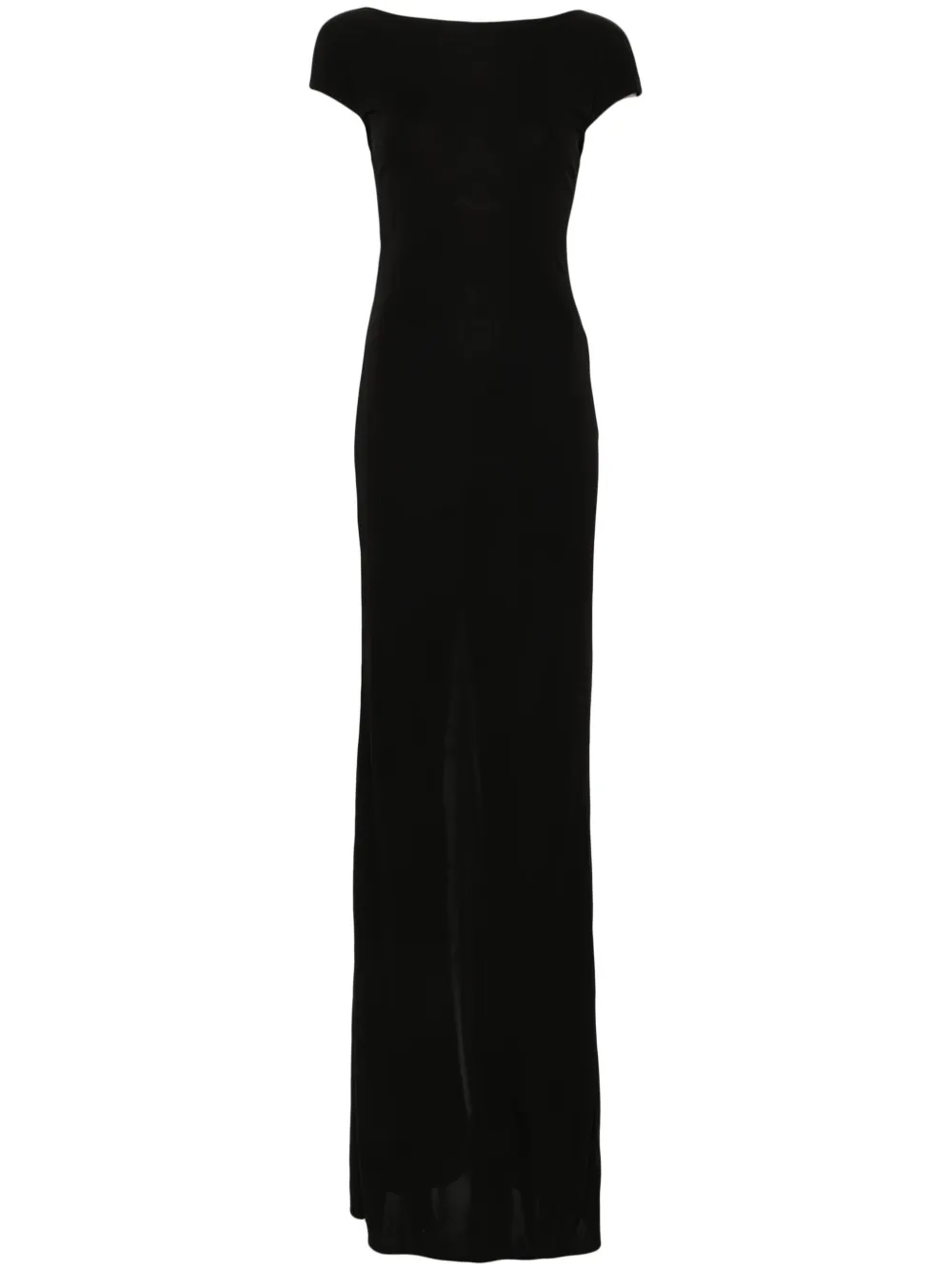 Shop Dsquared2 Jersey Maxi Dress In Black