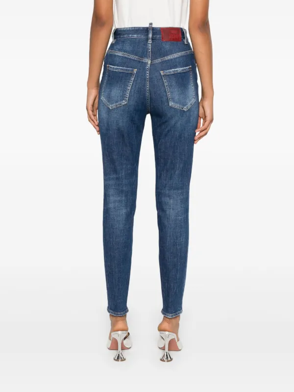 デニム・ジーパン D SQUARED2 SS24 'Twiggy' jeans (S72LB0736S30872 470) DSQUARED2 Twiggy Jeans | Blue | FARFETCH