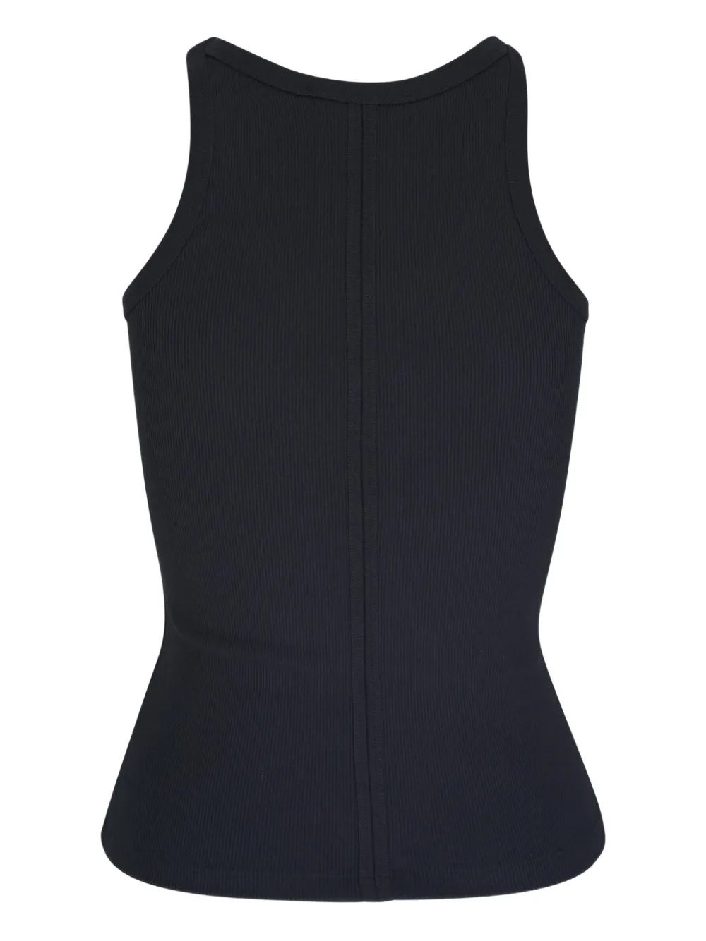 Dorothee Schumacher ribbed sleeveless top Zwart