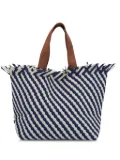 NAGHEDI medium Havana tote bag - Blue