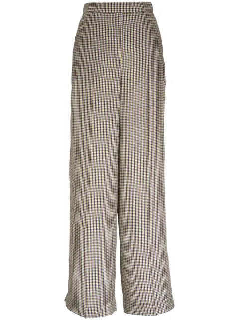 Dorothee Schumacher pantalones con cuadros estampados