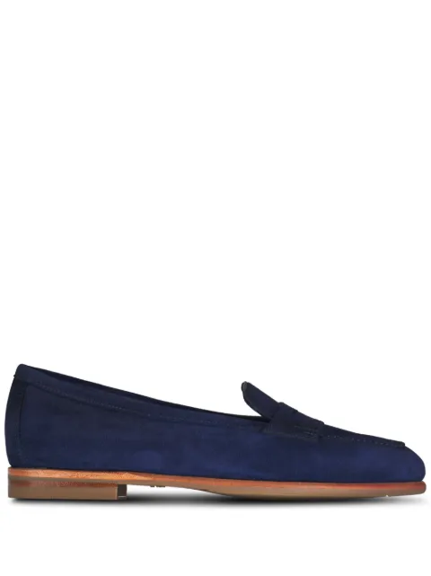 Santoni suede loafers