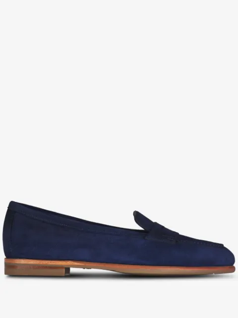 Santoni suede loafers