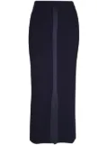 Dorothee Schumacher Shimmering wool skirt - Blue