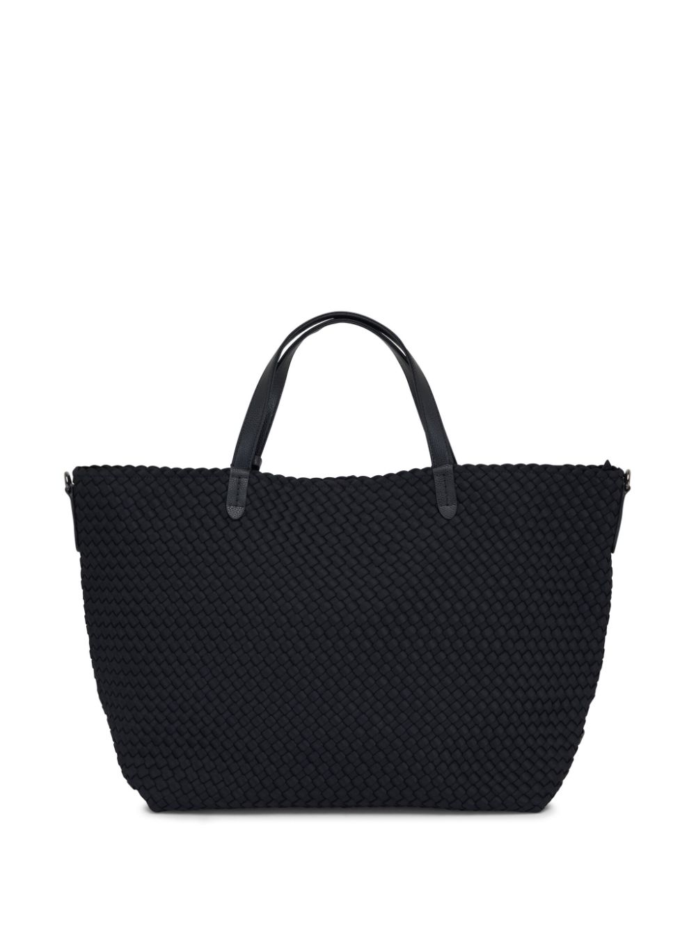 NAGHEDI woven-design tote bag - Zwart