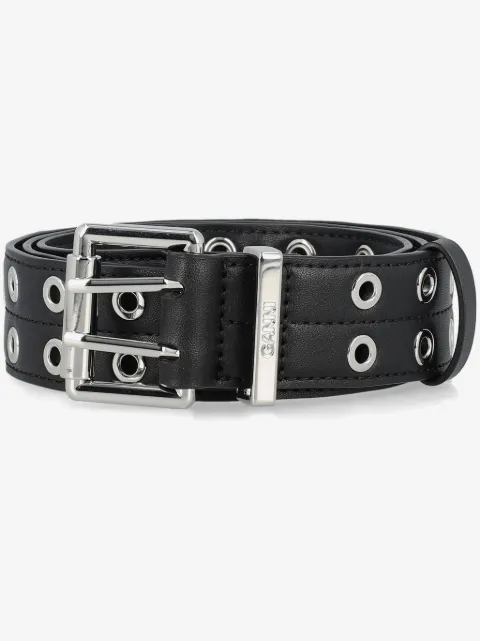 GANNI Double eyelet belt