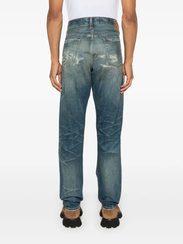 Ralph Lauren RRL ダメージ ジーンズ | ブルー | FARFETCH JP