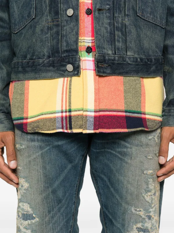 Ralph Lauren RRL ダメージ ジーンズ | ブルー | FARFETCH JP