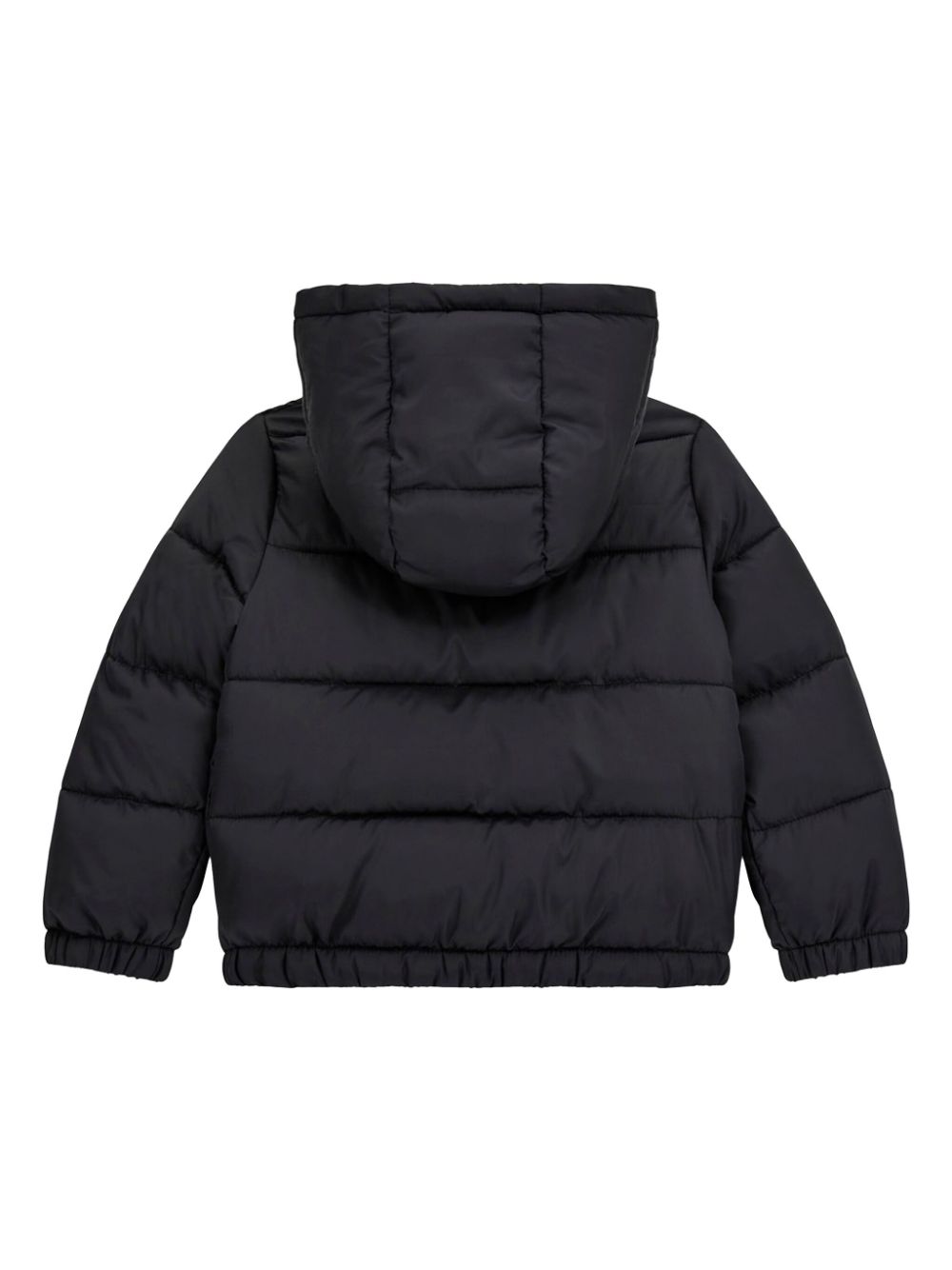 Guess Kids logo embroidered Puffer Jacket Black FARFETCH