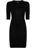 DSQUARED2 crystal-embellished mini dress - Black