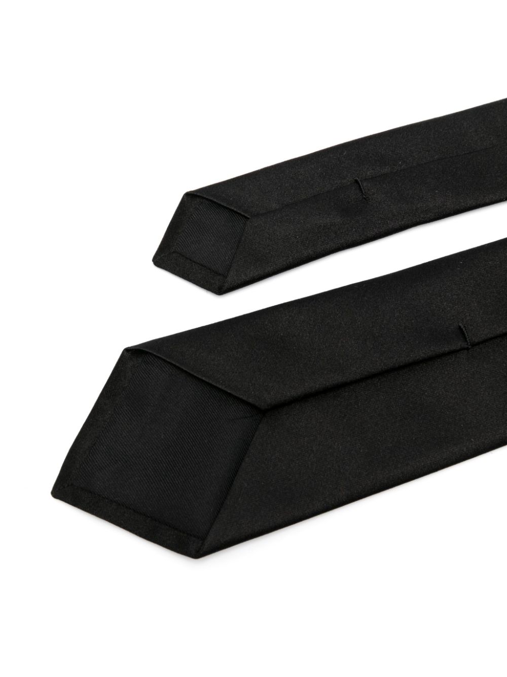 Saint Laurent satin tie - Zwart