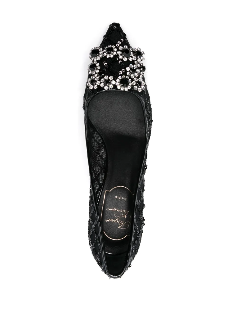 Roger Vivier 65mm Efflorescence Pumps | Black | FARFETCH