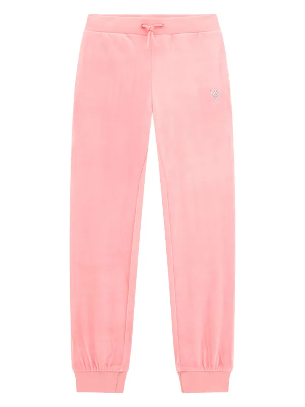 Guess Kids crystal embellished Track Pants Pink FARFETCH CA