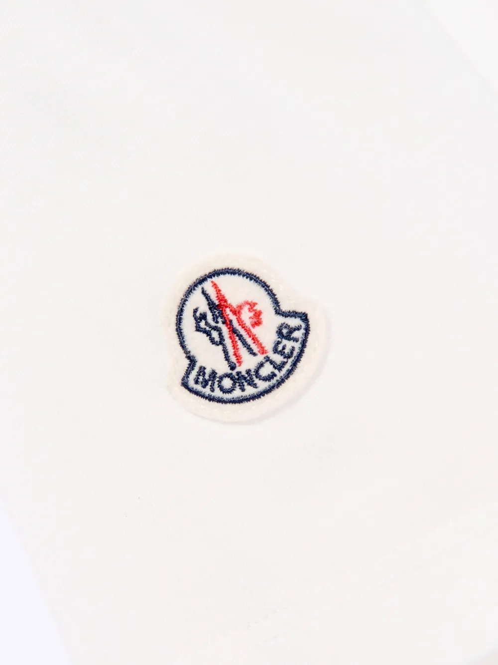 Moncler Enfant T-shirt met grafische print Wit