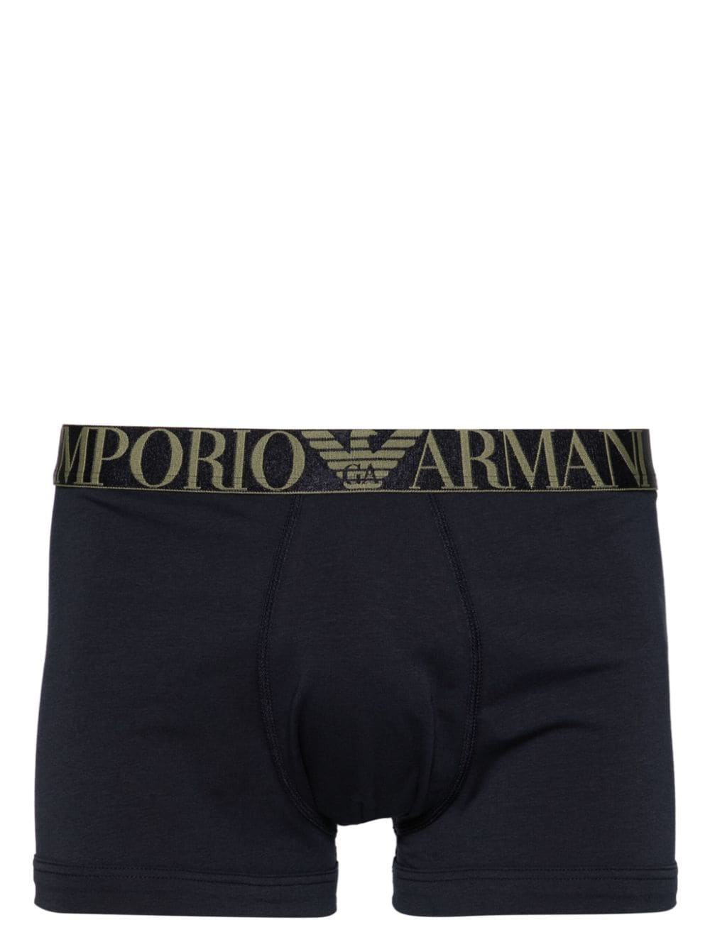 Emporio Armani logo-waistband boxers (pack of three) - Blauw