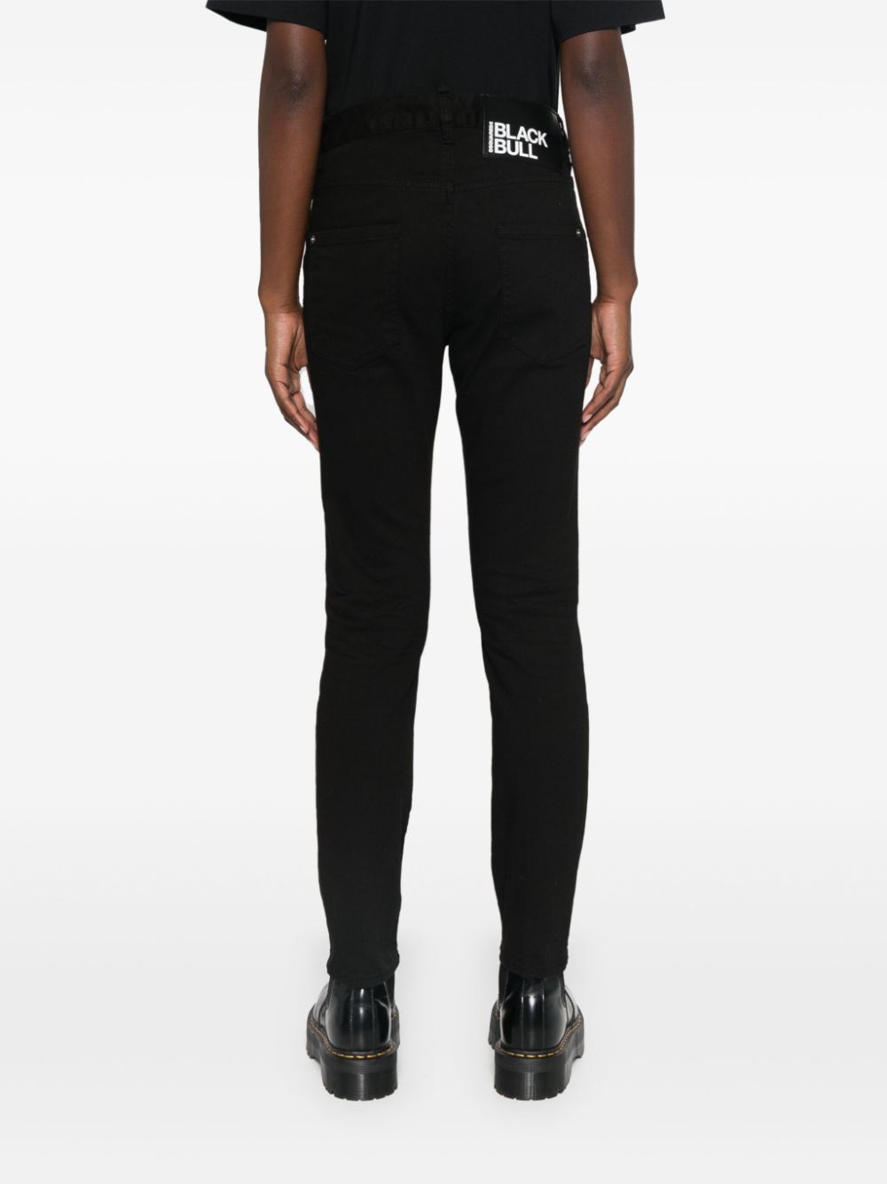 DSQUARED2 logo-patch skinny jeans Women