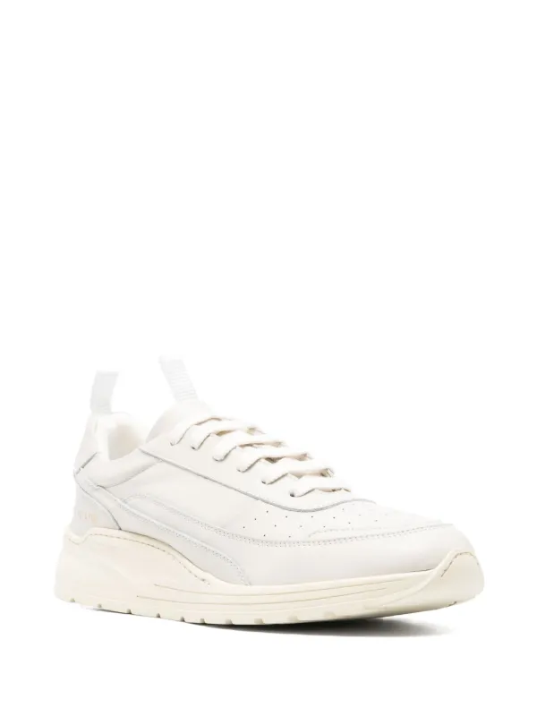コモンプロジェクツ レザースニーカー メンズ ホワイト サイズ44 Common Projects レザースニーカー | ホワイト | FARFETCH JP