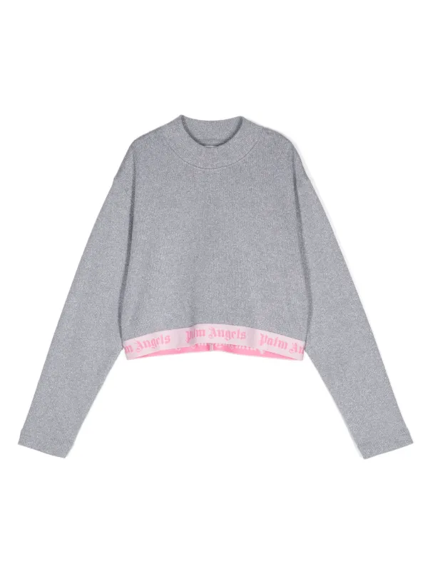 Palm angels crop sweater hotsell