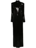 The New Arrivals Ilkyaz Ozel Pandora maxi dress - Black