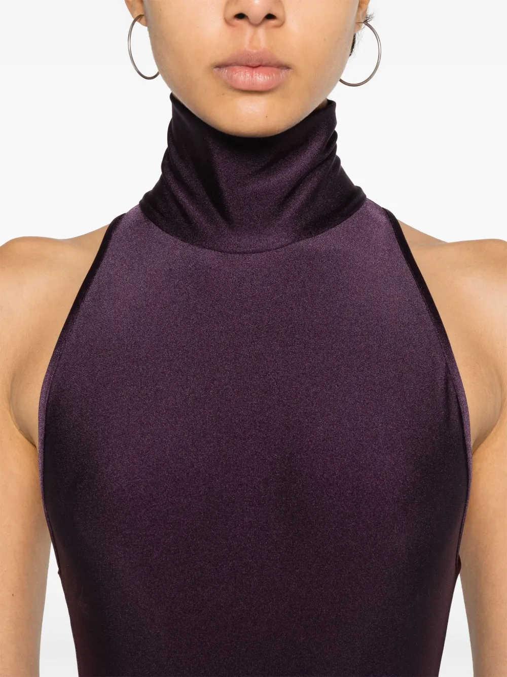 The Andamane Norah Bodysuit In Purple
