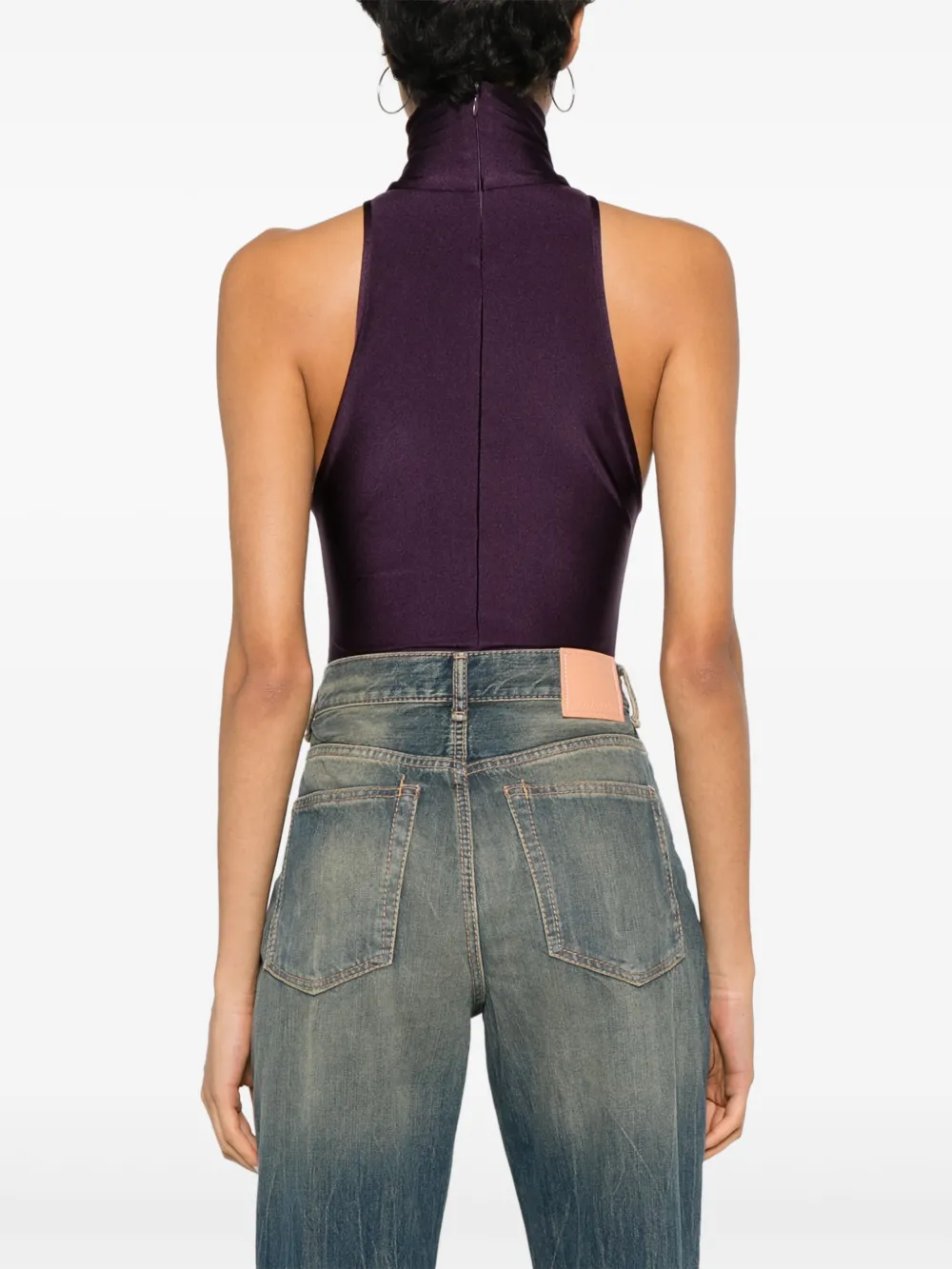 The Andamane Norah Bodysuit In Purple