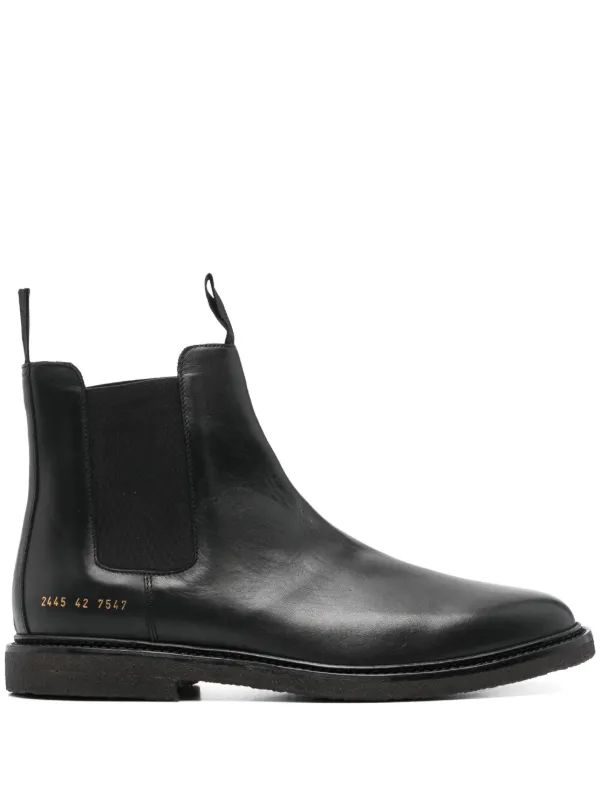 Common projects chelsea boots black leather on sale