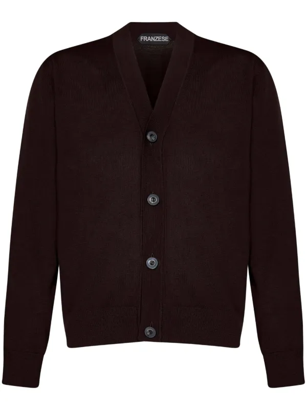 FRANZESE COLLECTION James Bond Cardigan Brown FARFETCH TR