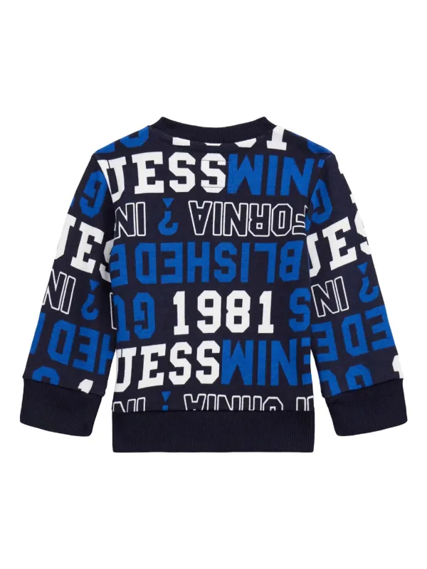 Guess blue sweatshirt online
