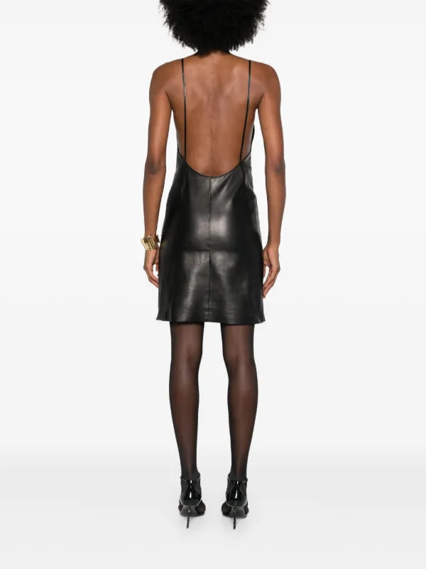 saint laurent backless dress Yves Saint Laurent 1980s Black Backless Evening Dress main image 1