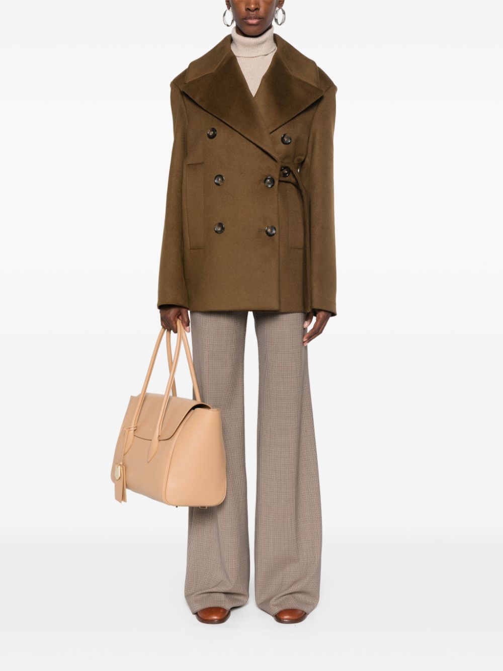 Sportmax Orchis coat - Bruin