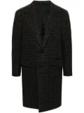 Caruso houndstooth coat - Brown